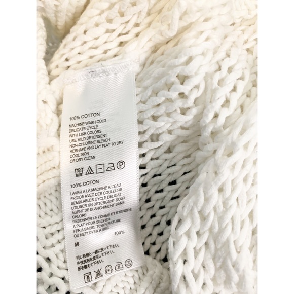 Tommy Bahama XL Open Cable Knit Sweater Tunic - Picture 3 of 4